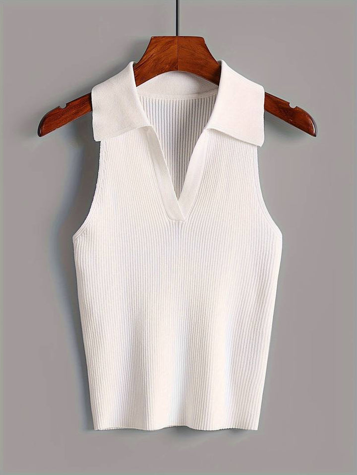 Viviana Fitted Knit Polo