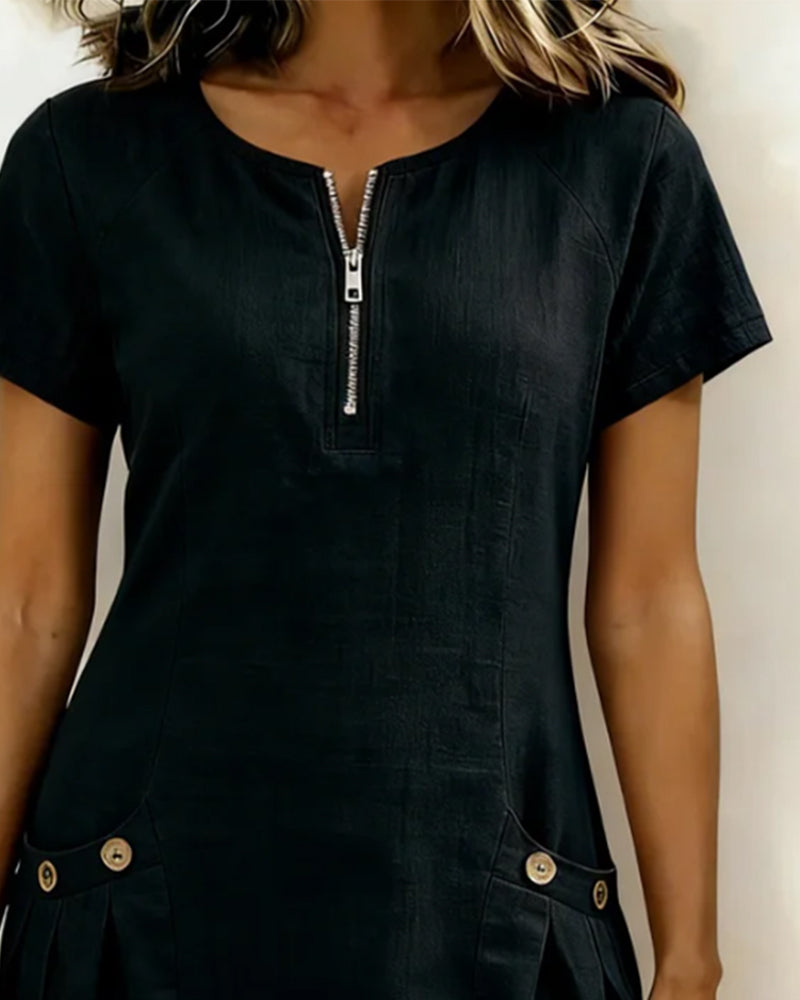 The Artisan Zip | Pocket Dress