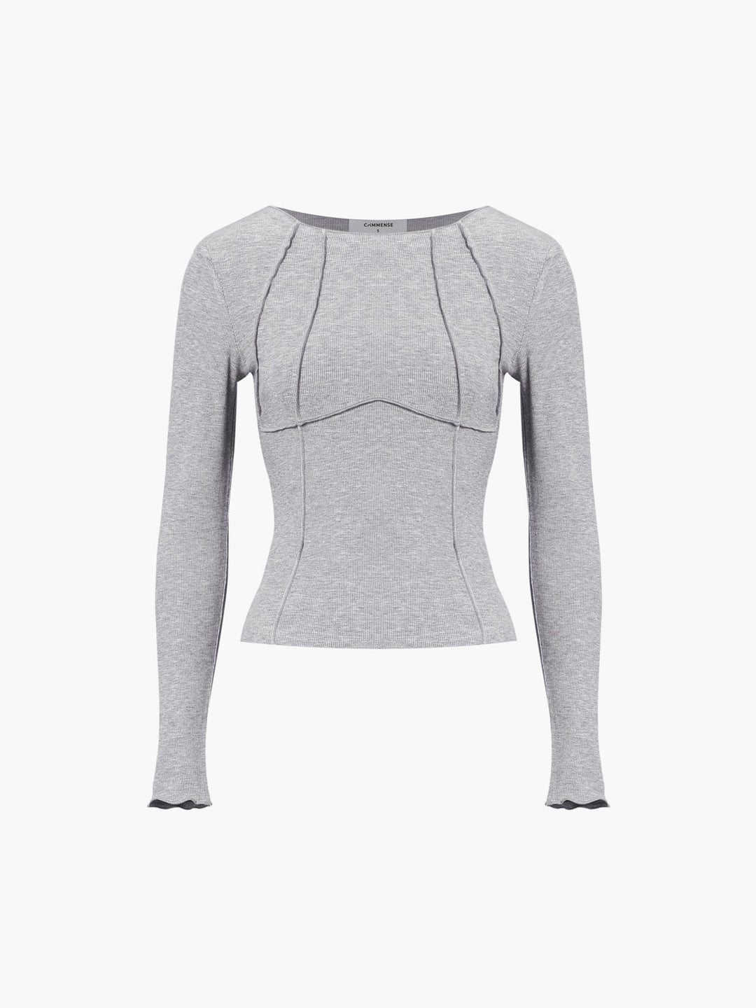 Sculpted Seam Detail Top