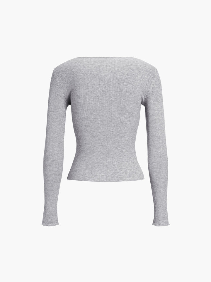 Sculpted Seam Detail Top
