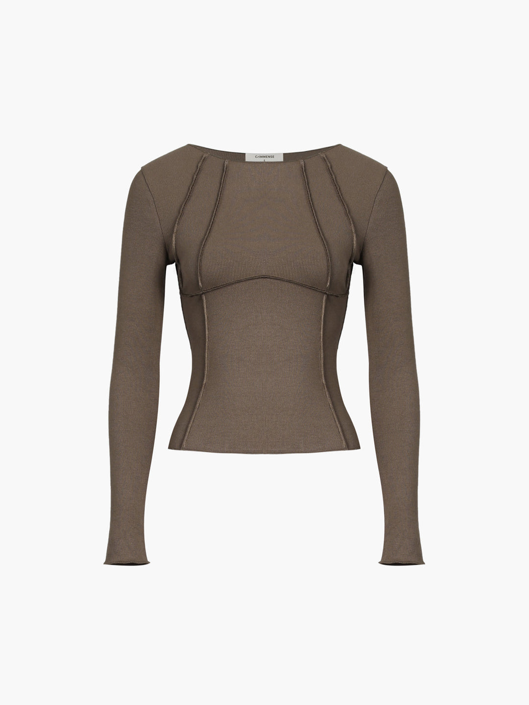 Sculpted Seam Detail Top