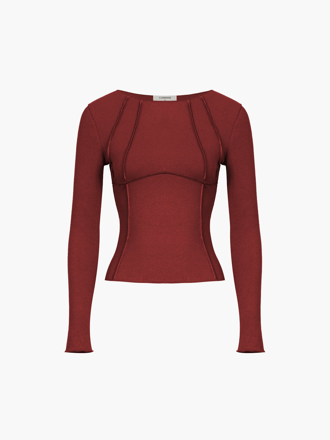 Sculpted Seam Detail Top